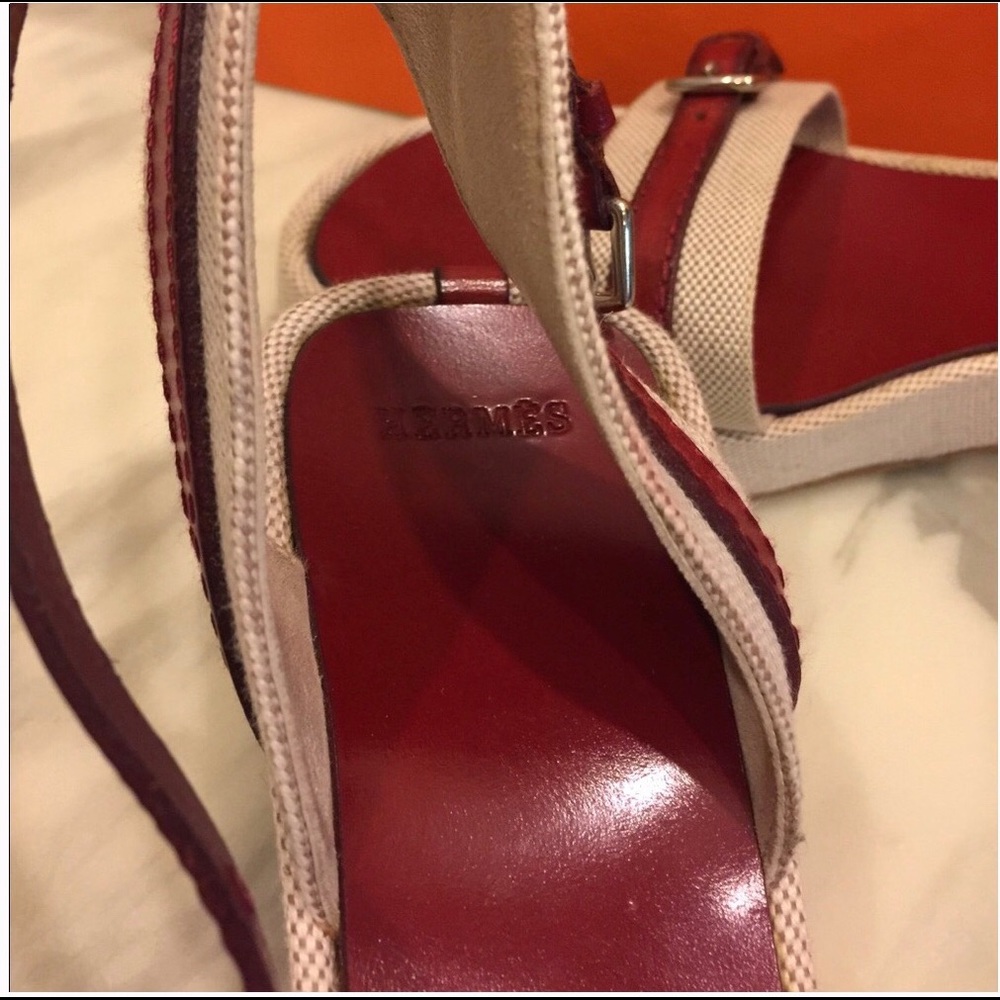 🛑 SOLD 🛑 Hermés wedge sandals - Picture 5 of 8